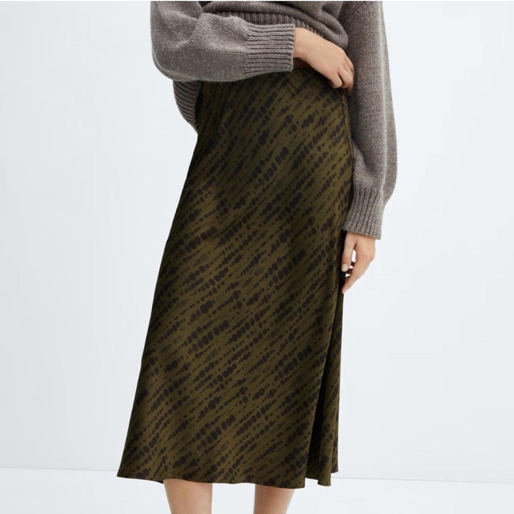 NWOT MANGO slip maxi skirt